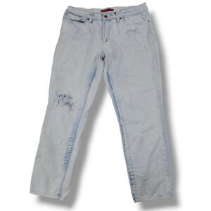 Articles of Society Jeans Size 31 34x26 Skinny Crop Jeans Distressed Destroyed